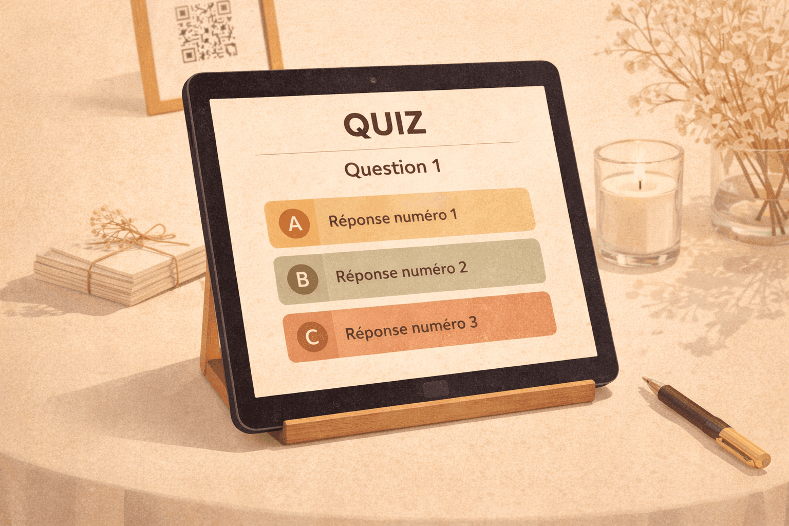 Quiz uniques, moments inoubliables.